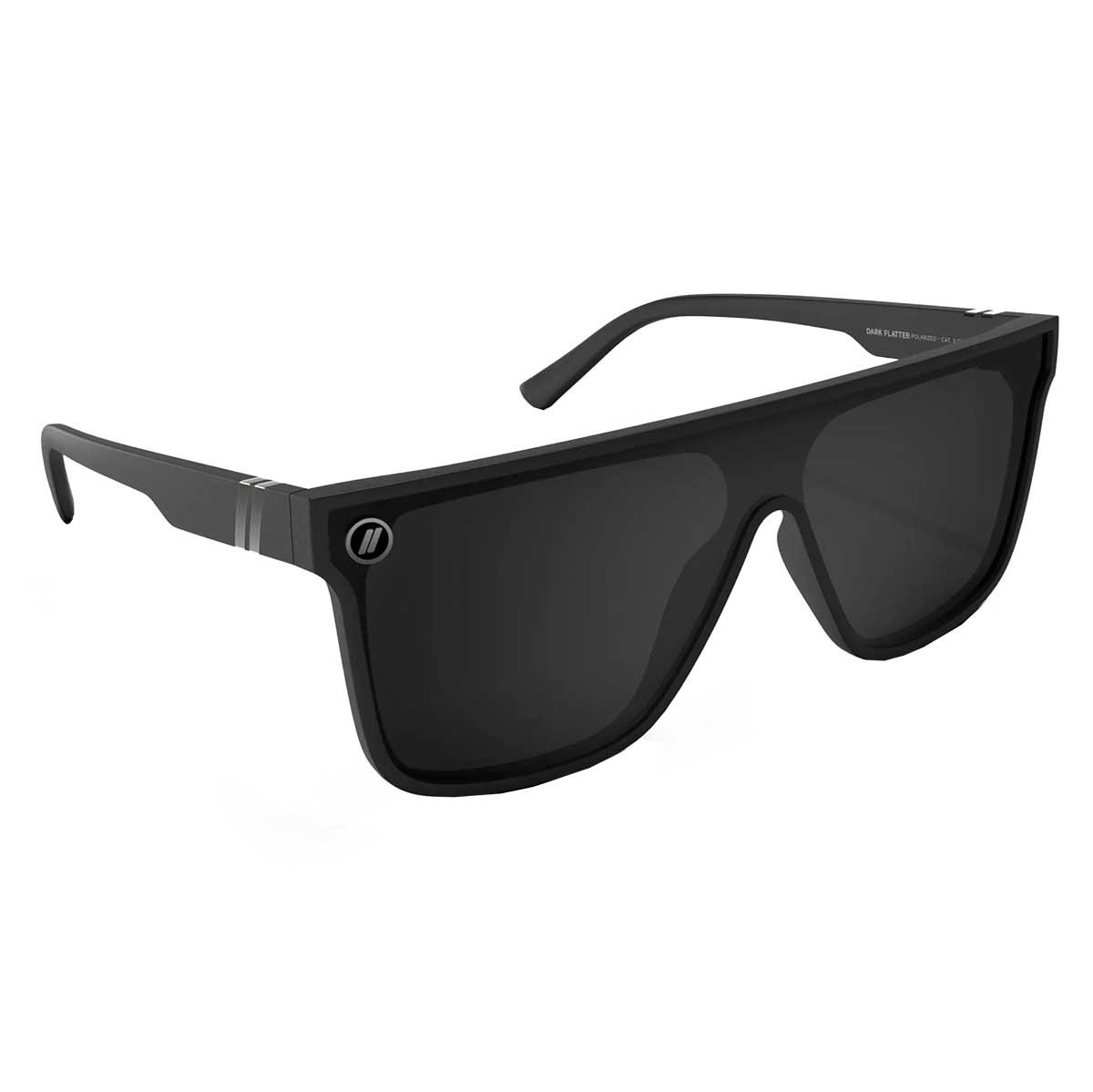 Blenders Sci Fi Sunglasses Polarized in Dark Flatter